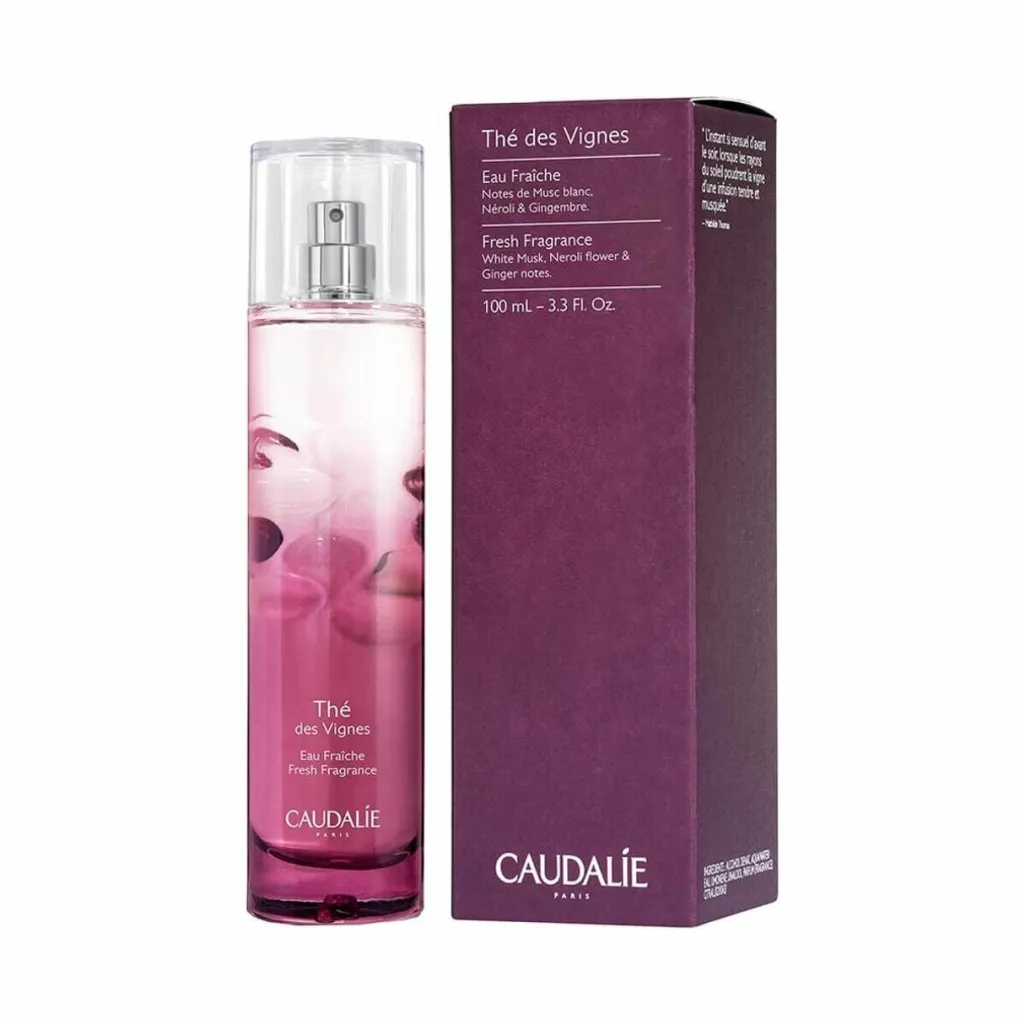 Parfum Thé des Vignes Caudalie 100ml - Eau Fraîche idéale pour l'été