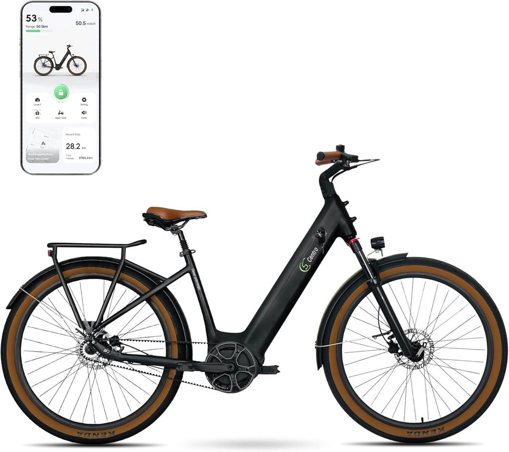SachsenRAD E-SUV All Terrain E-Bike S5G Centro mit 4G GPS-Tracking, stufenloser Schaltung,Mittelmotor, Riemenantrieb, City&Trekking E-Bike Edition2026