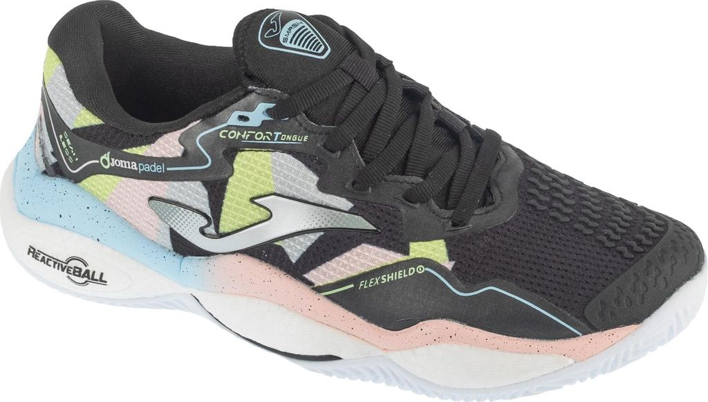 Joma Smash Lady 2501 TSMALW2501C, Padel-Schuhe, Damen, Schwarz
