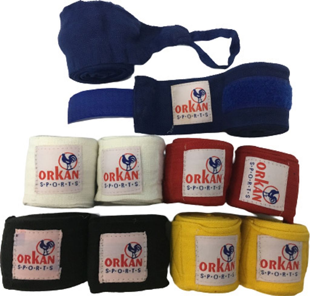 Orkan Boxbandagen elastisch schwarz 2,5m