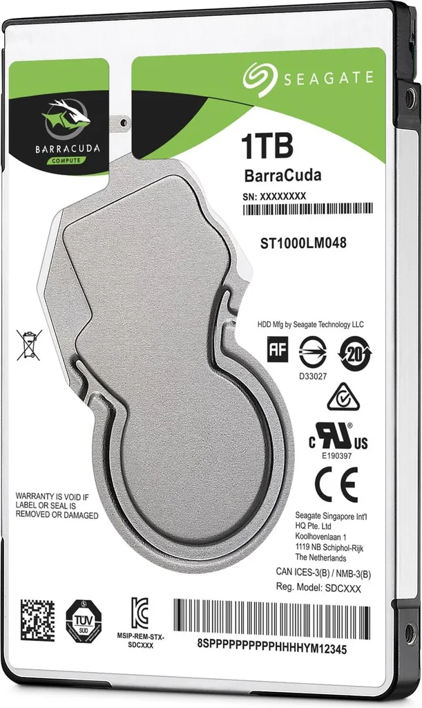 Disque Dur Interne Seagate BarraCuda 1 To SATA III 2,5 Pouces 7mm