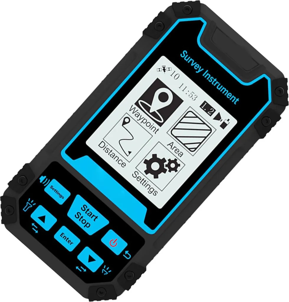 GPS de surface agricole portable avec navigation trail et haute précision