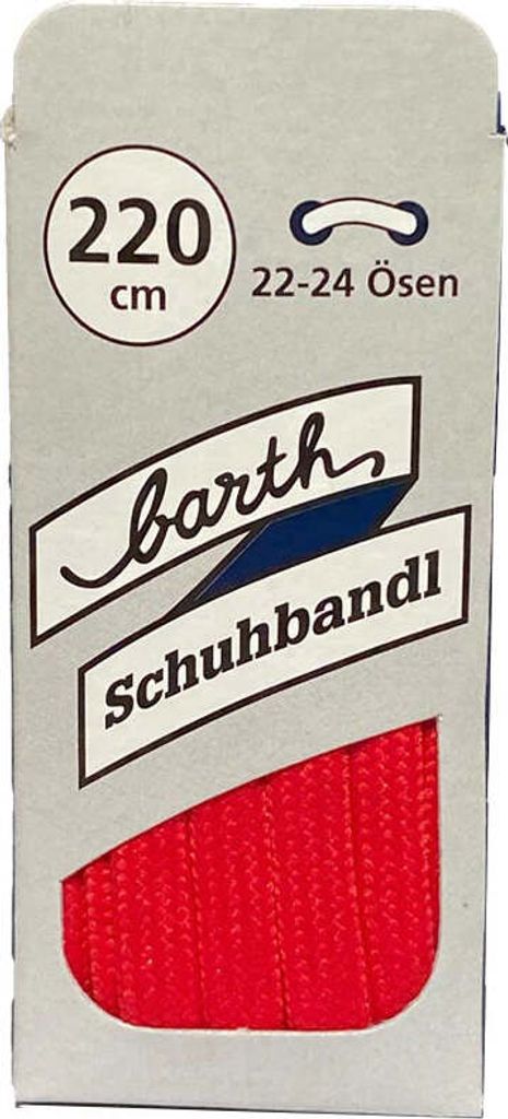 Schnürsenkel passend für Meindl Schuhe von Barth - Rot - 220 cm