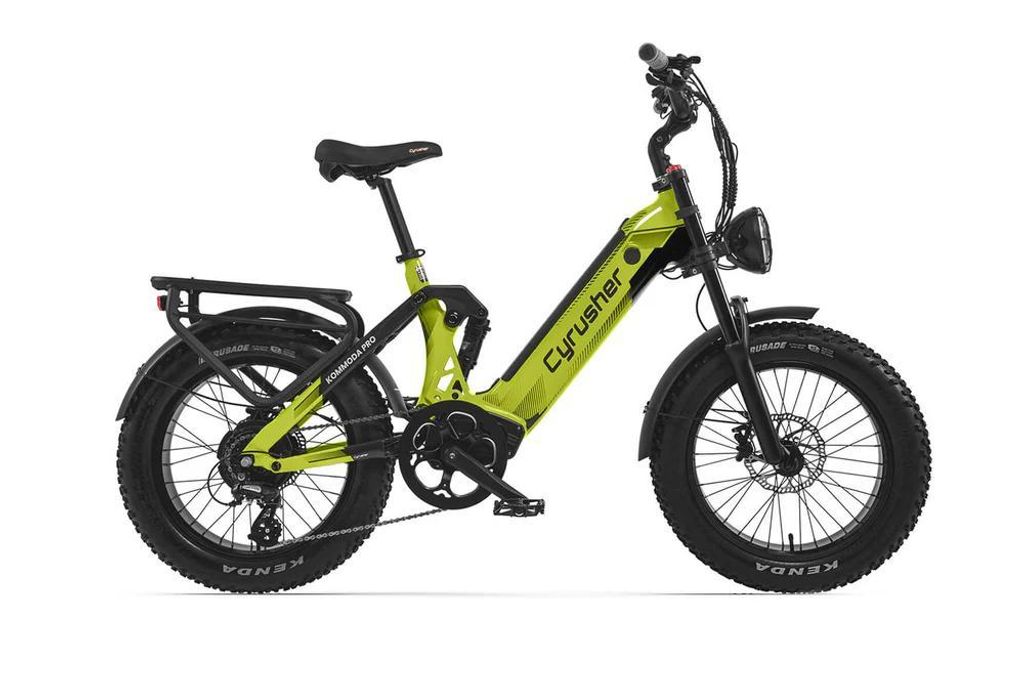 E-Bike Kommoda Pro Step-Through Elektrofahrrad mit 20×4 Zoll Reifen, 52V 20Ah, 250W Motor, Drehmoment-Sensor, Vollfederung und Shimano 8-Gang