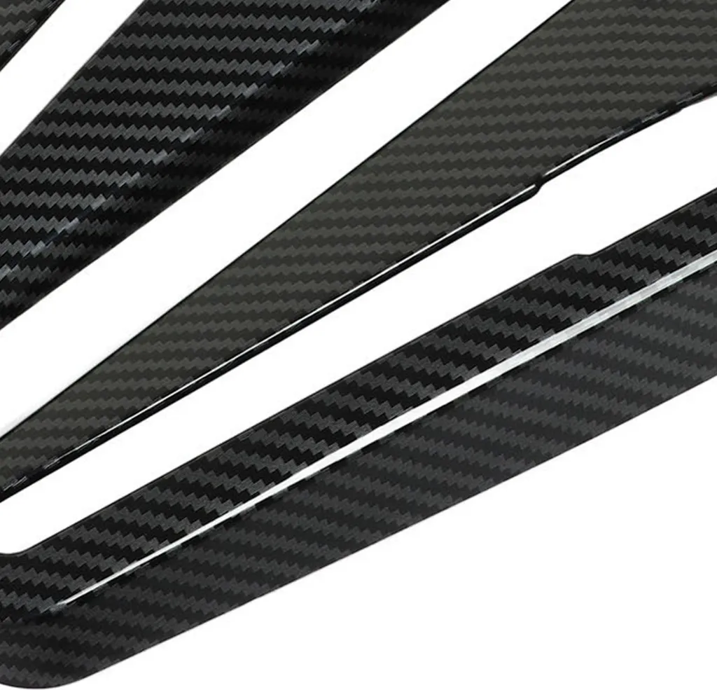 Décoration Intérieure Kia EV6 2022+ en Fibre de Carbone - 4 Pièces