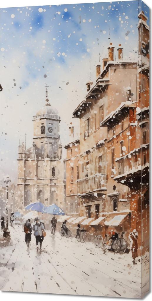 Bild 50x100cm Charme der alten Städte