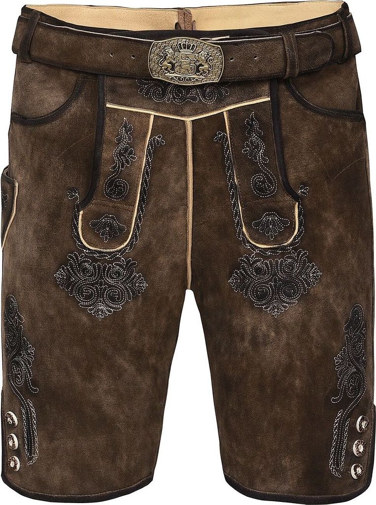 Edelnice Kurze Wildbock Lederhose Fabian 52