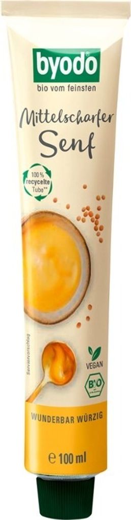 byodo Byodo Mittelscharfer Senf in der Tube -  - 100ml Produktbild 