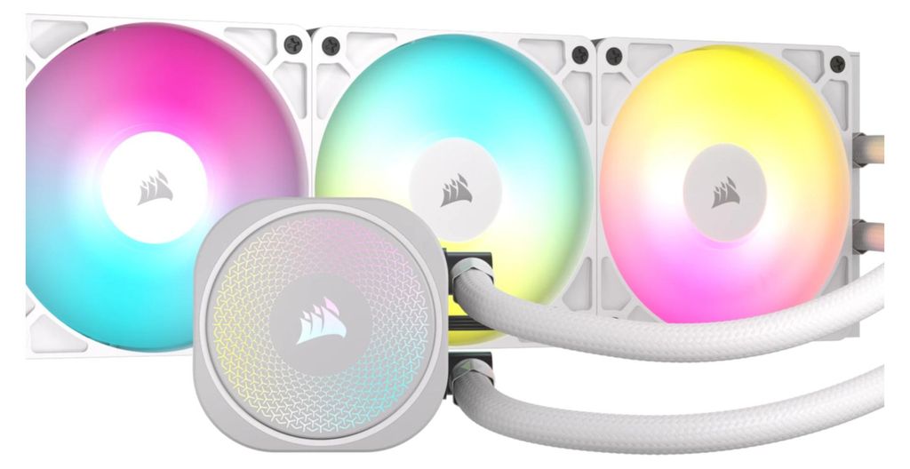 Corsair Nautilus 360 RS ARGB - Prozessor-Flüssigkeitskühlsystem - Kühlergröße: 360 mm - (für: LGA1851, LGA1700, AM5, AM4)