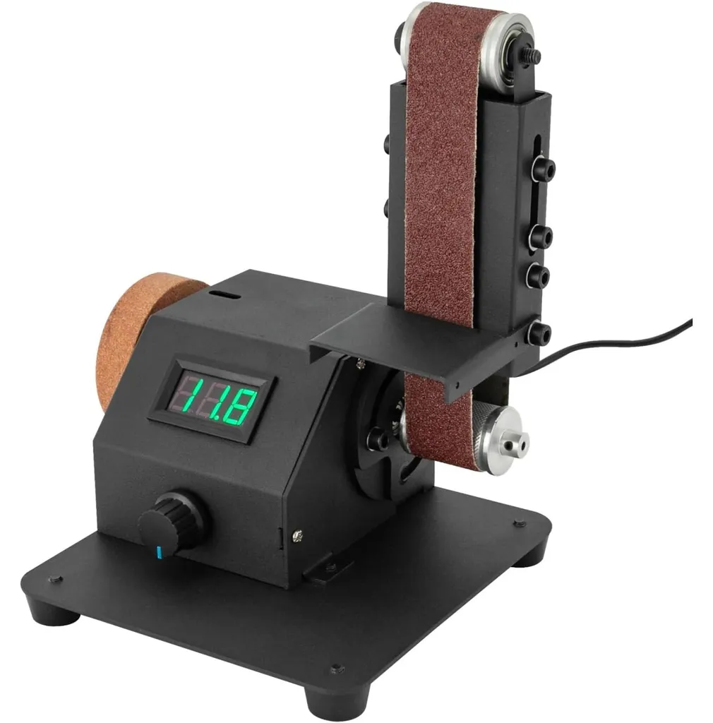 Mini-ponceuse à bande électrique 350W réglable avec mandrin de précision - 2