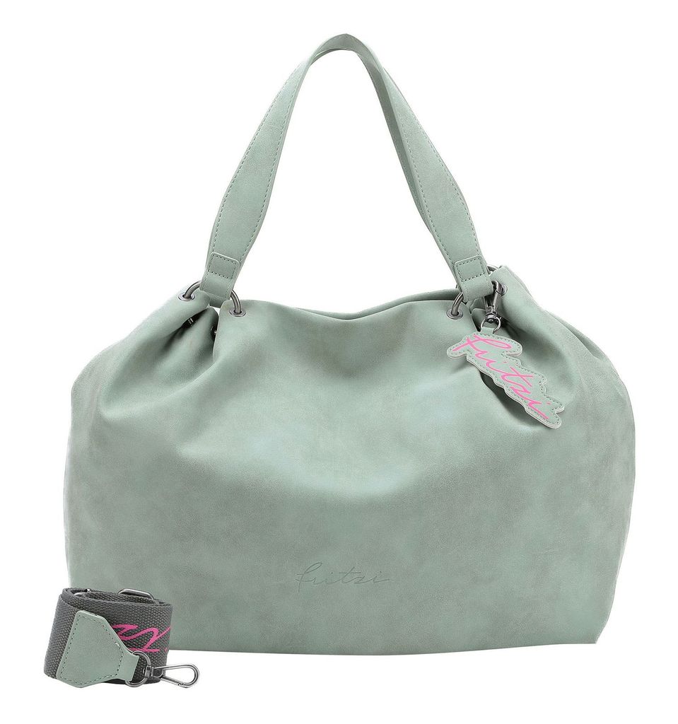 Fritzi aus Preußen Schultertasche Joshi01 Vintage Shopper Lime hellgrün