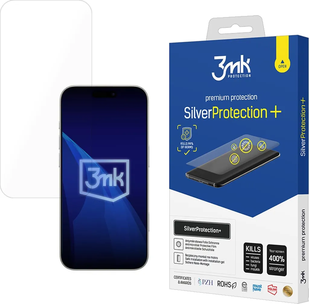 iPhone 17 Pro Max Silver Edition con 3Mk Argentoprotezione+ | Esclusivo