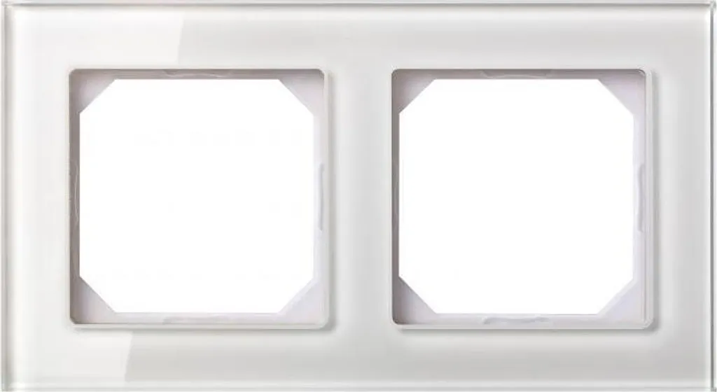 Cadre 2 Postes Liregus Verre Brillant Eps K14-245-02 Finition Miroir