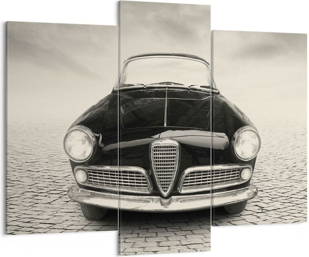 Bild auf Leinwand - Leinwandbild - 3 Teile - Alpha Romeo Giuletta - 130x100cm - Wand Bild - Wanddeko - Wandbilder - Leinwanddruck - Bilder - Wandde...