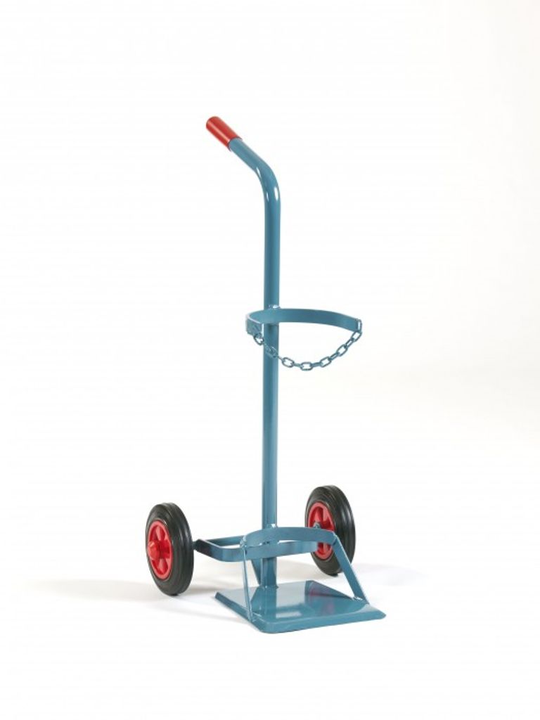 NIES Modellserie F1 Flaschenwagen für 20 l / Ø 210, Vollgummireifen oder Luftreifen:Vollgummireifen 200 mm
