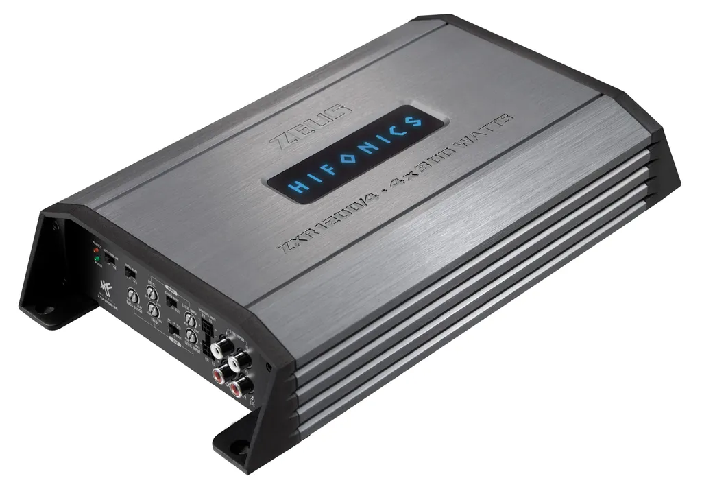 Amplificateur 4 canaux Hifonics ZXR1200/4E pour sono voiture complète