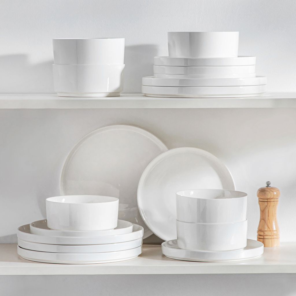 MALACASA, 36 pcs. vaisselle en porcelaine service combiné Image du produit 