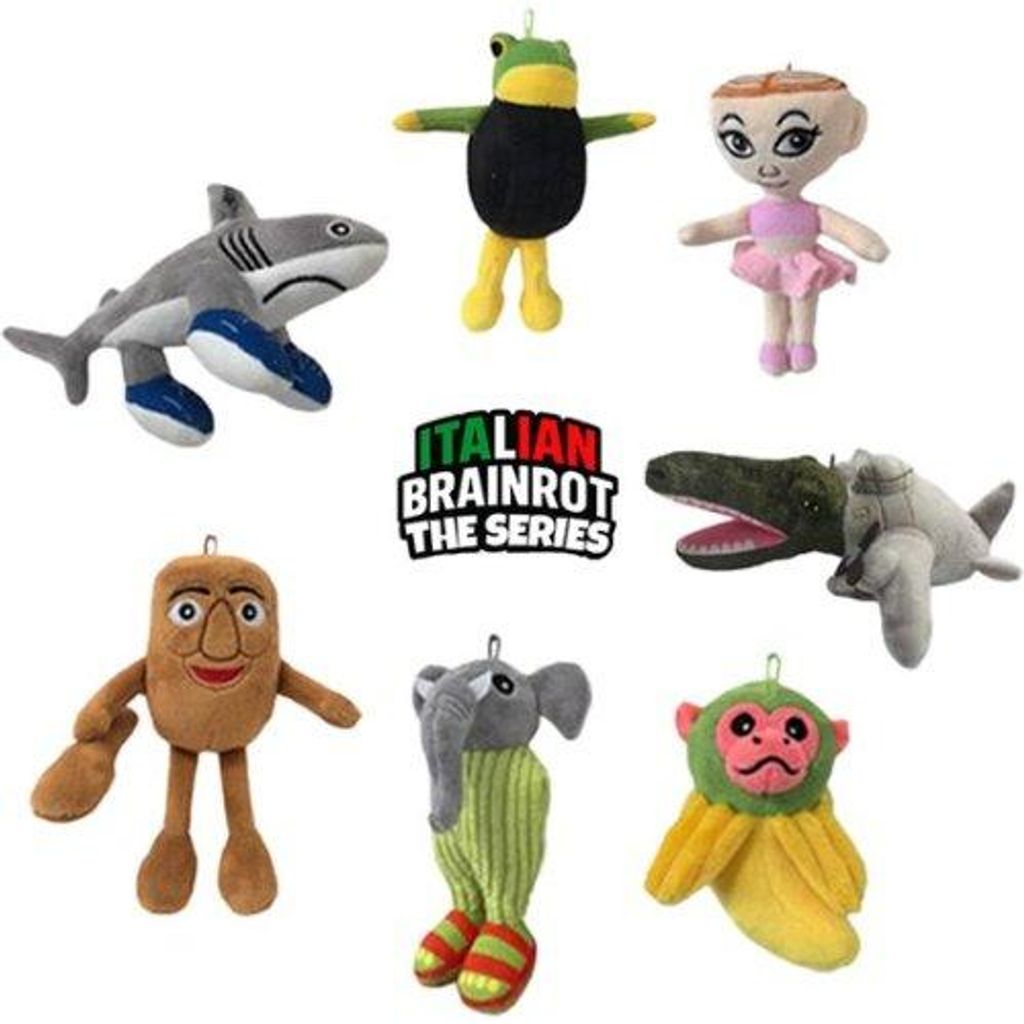 Peluche italienne Brainrot Ai, 28 cm, 7 assortiments | 3 Image du produit 
