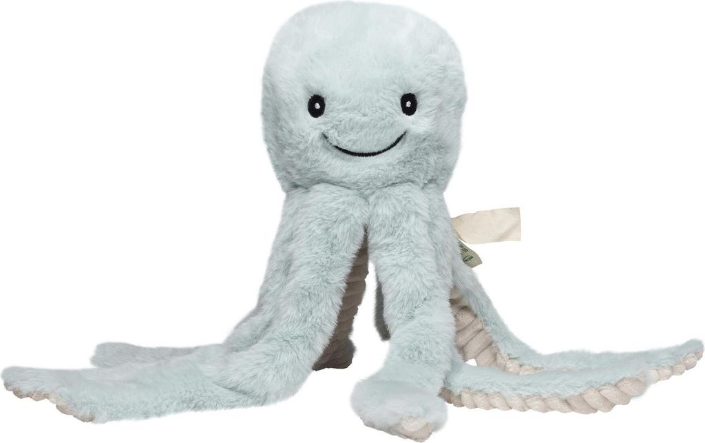 Recycel Oktopus grün, Höhe 35 cm, aus 100% genutzten und recycelten PET-Flaschen