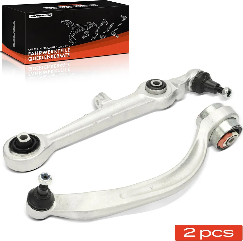 Kit 2 Bras Inférieurs en Aluminium pour Suspension Audi A4 et VW Passat