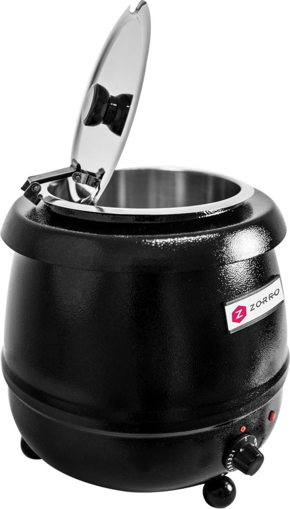 ZORRO - Suppenkessel ZTK10 - Thekenkessel - Elektrischer Suppentopf - Gastroqualität
