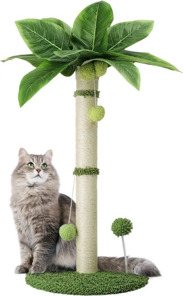 Arbre à chat en sisal 65cm pour appartement - Aire de jeu interactive