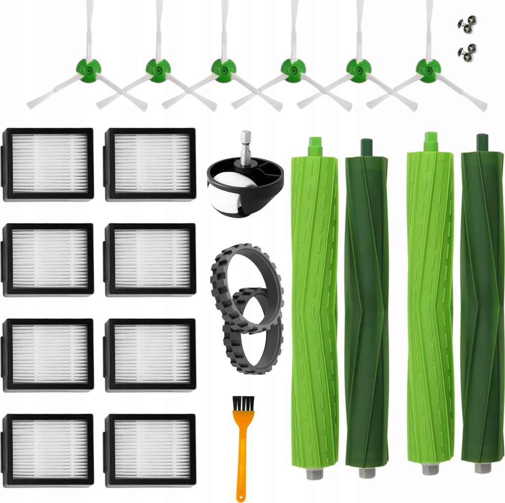 Ersatzteile Set Kompatibel mit iRobot Roomba E5 E6 E7 I7 i4+ i6+ i8+ e5 e6 Staubsauger Zubehör