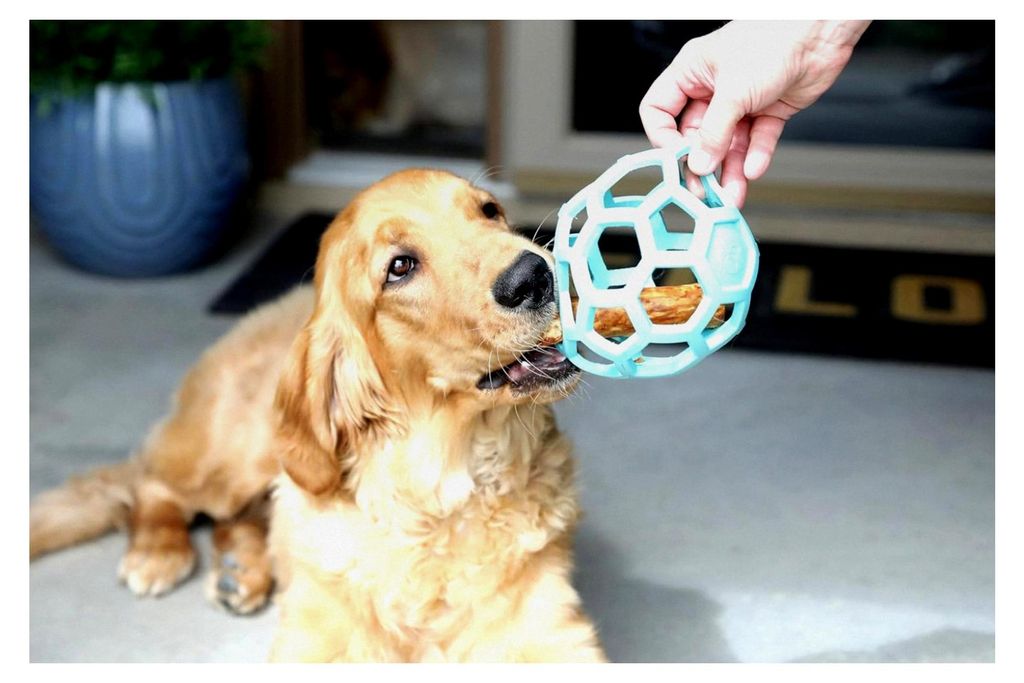 HOL-ee Roller – Vielseitiges Hundespielzeug – Jagdspielzeug für Hunde – Spielzeug zur geistigen Stimulation – Beschäftigungsball für Hun...