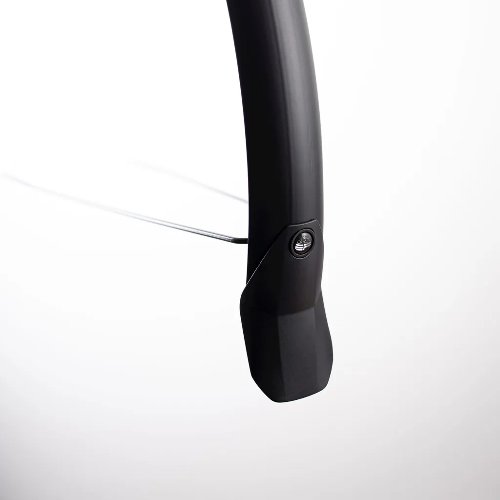 Garde-boue vélo 28 pouces Lampo 58 mm noir mat complet avant arrière