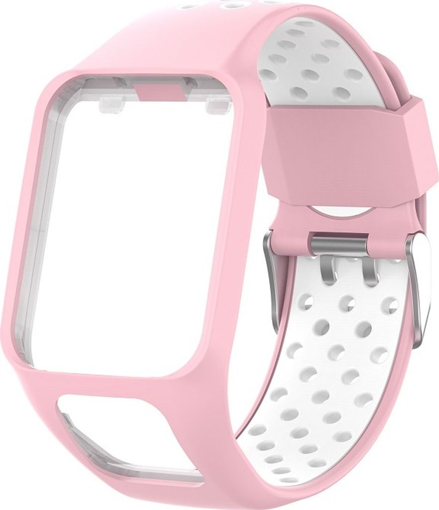 Ersatz Silikon reine Farbe Uhrenarmband für TomTom Runner 2 / 3 Atmungsaktive Band für Golfer2 Adventunrer Universal Sport Smart Armband