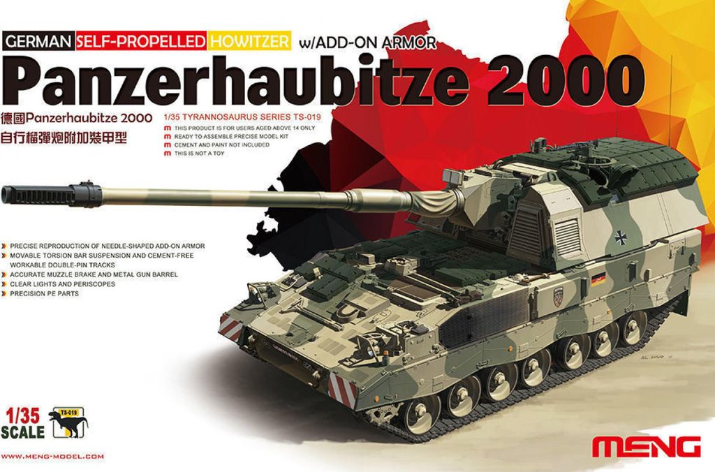 MENG-Model German Panzerhaubitze 2000 Self-Propelle  1:35 Produktbild 