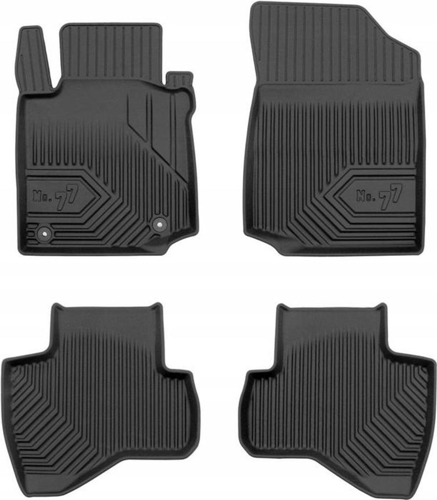 Gummimatten Citroen C1 2005-2014 Kofferraum 77
