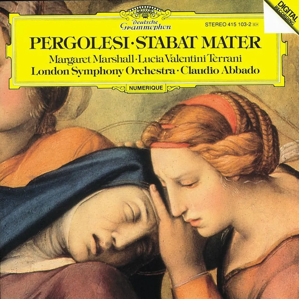 Pergolèse Stabat Mater CD Marshall Abbado London Symphony Orchestra