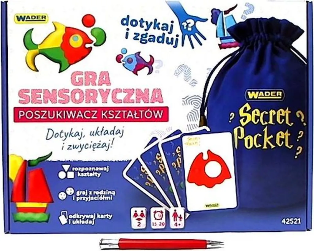 Jeu de tri de formes SecretPock Shapes pour l'éveil des tout-petits