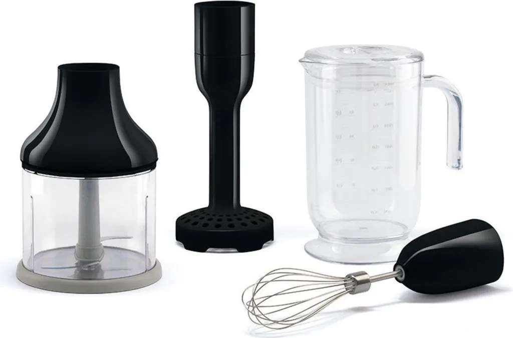 Accessoires Smeg HBAC11BL Noir en Tritan sans BPA et Acier Inoxydable
