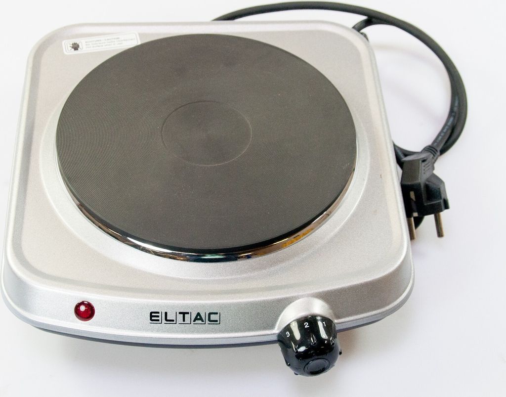ELTAC Einzelkochplatte EK 18 silbermetallic, 1500 Watt Produktbild 8