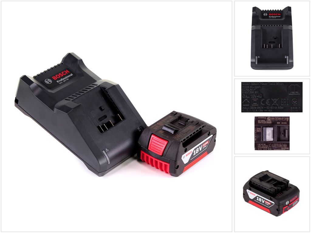 Bosch Starter Set 18V mit 1x GBA Akku 5,0Ah + GAL 18V-40 Ladegerät