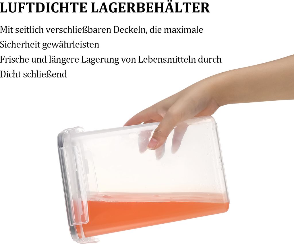 24er Set 2.8L 2.0L 1.4L 0.8L Vorratsdose, Vorratsbehälter Produktbild 5