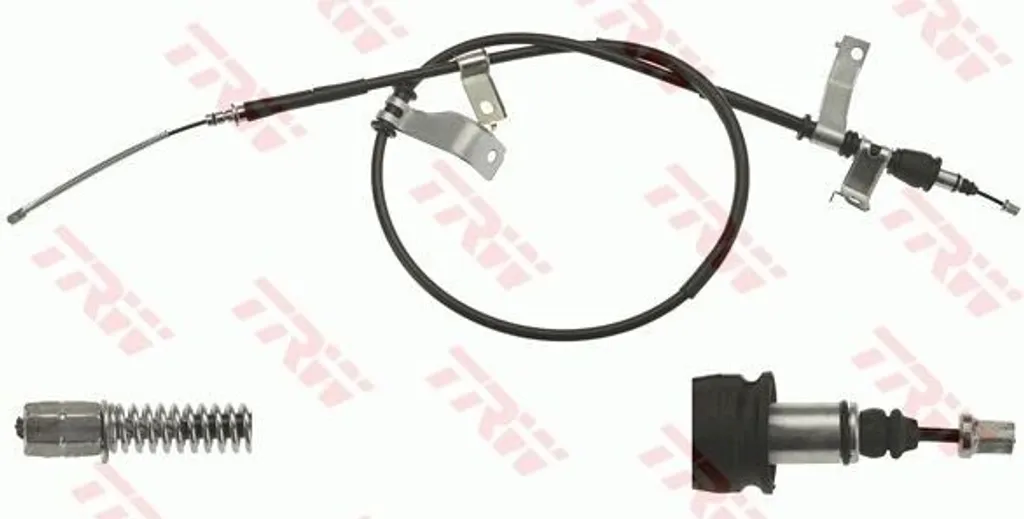 Câble de frein à main TRW GCH648 en acier renforcé pour Hyundai i20 PB OE