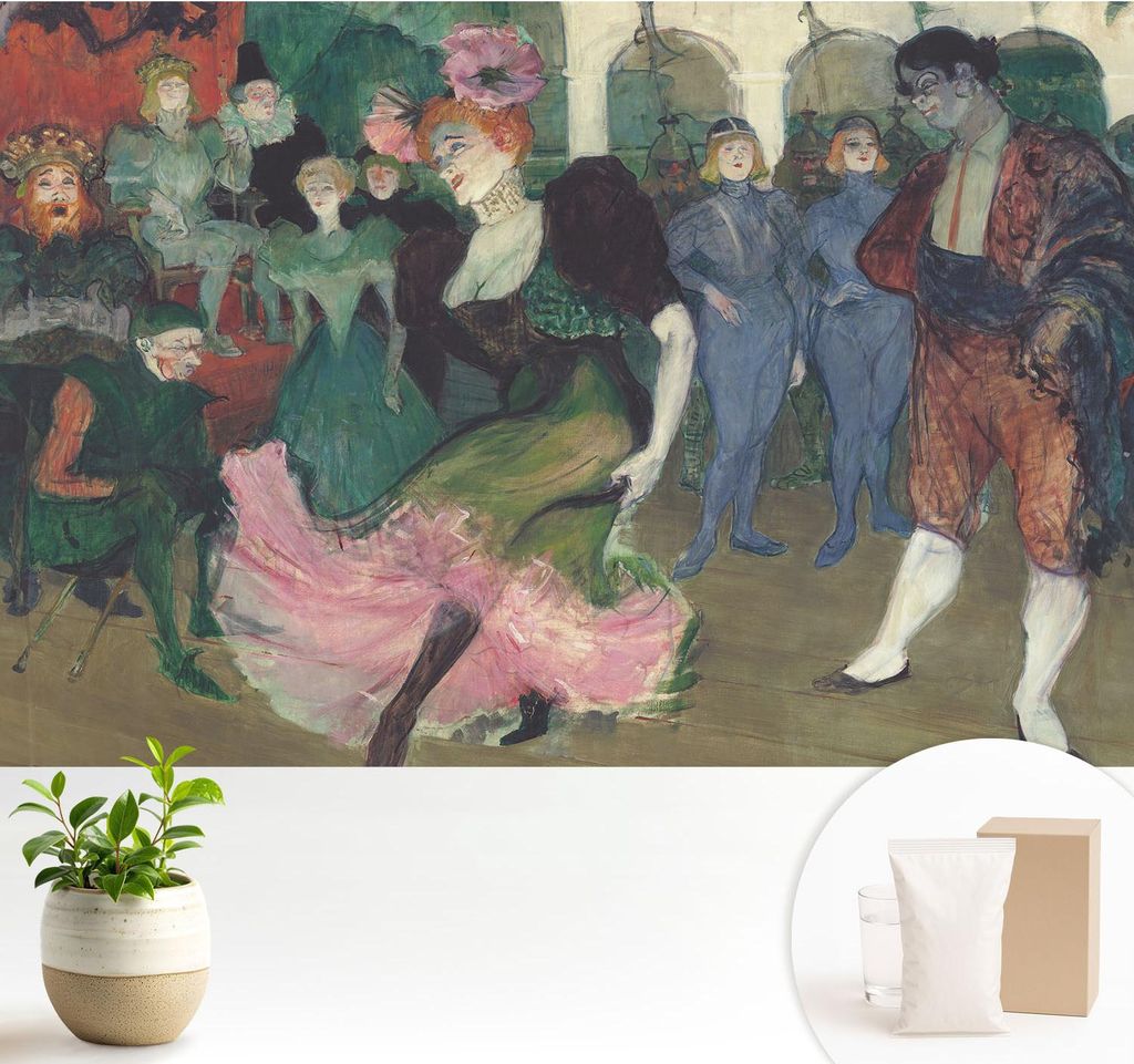 Fototapete - 104x70 cm - Tapete - Wandtapete - Wandbilder - Dekofolie - Tapete Folie - Wand - Dekoration - Wohnzimmer - Gesellschaftstanz