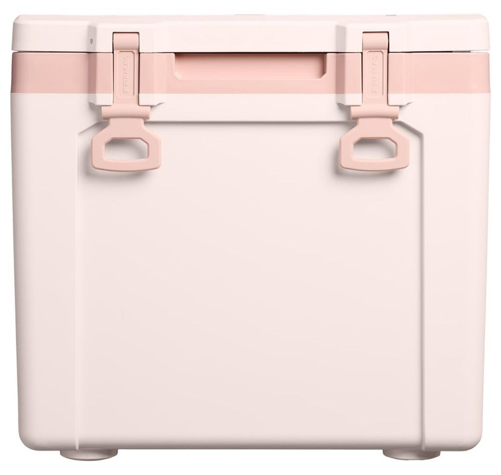 Stanley Die leicht zu transportierende, rollbare Outdoor-Kühlbox – 47 l, Rosenquarz