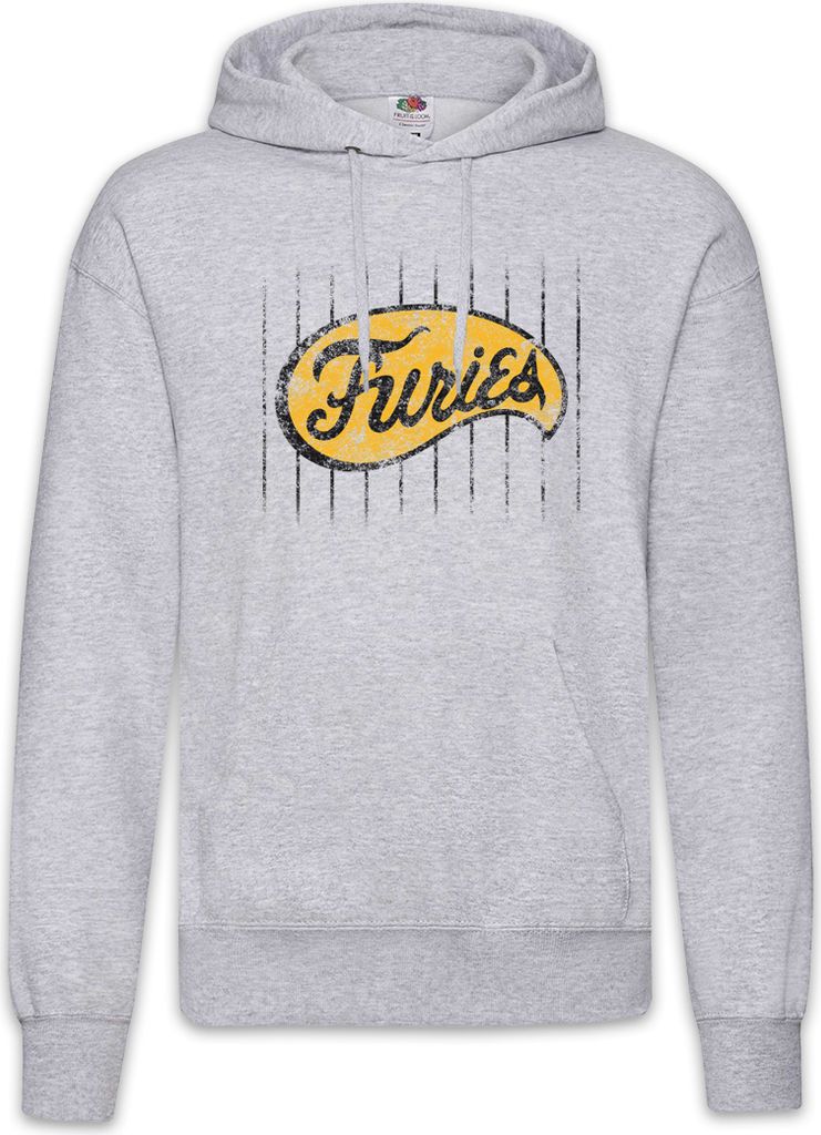 Urban Backwoods The Warriors Furies, Herren Hoodie, Farbe: Hellgrau, Größe: M