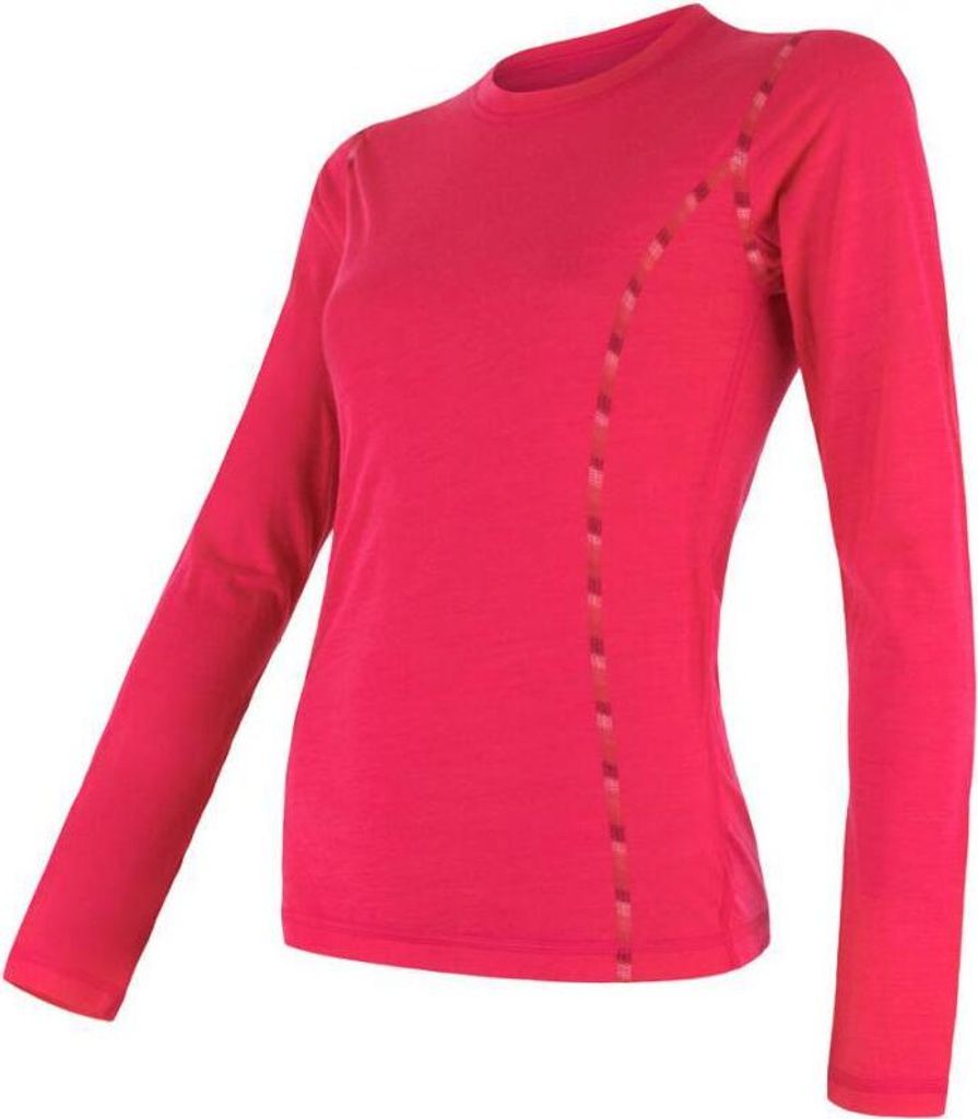 T-shirt Sensor Merino Air Damen lang lila größe XL 17200013-03