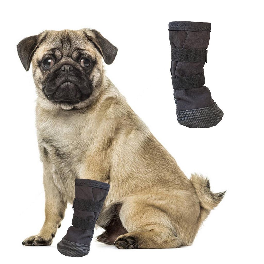 2 Stück Hundeschuhe Pfotenschutz Outdoor,Pfotenschutz Hund Verletzung, Hundeschuhe zur Erholung,Hundesocken Anti Rutsch Wasserdicht Leckschutz(M)