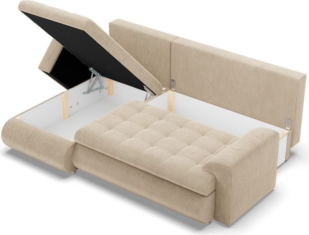 Links Ecksofa mit Schlaffunktion FORESTA, Sofa mit Produktbild 
