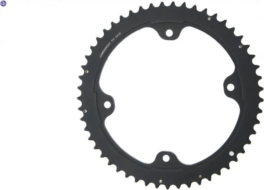 Plateau de Route Campagnolo Potenza 53T Noir pour Transmission 11V