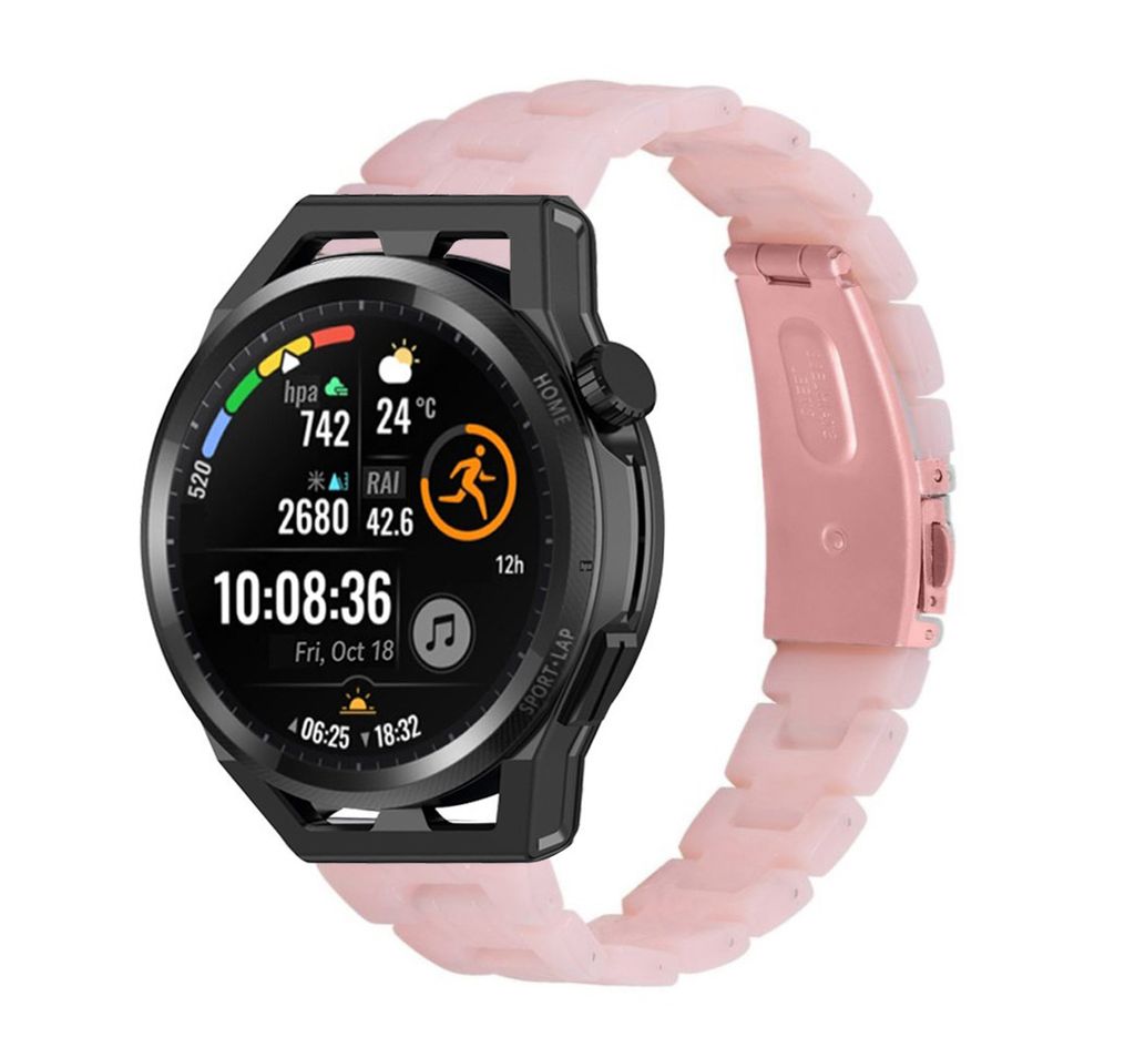 Strap-it Huawei Watch GT Runner Harzarmband (Pink)
