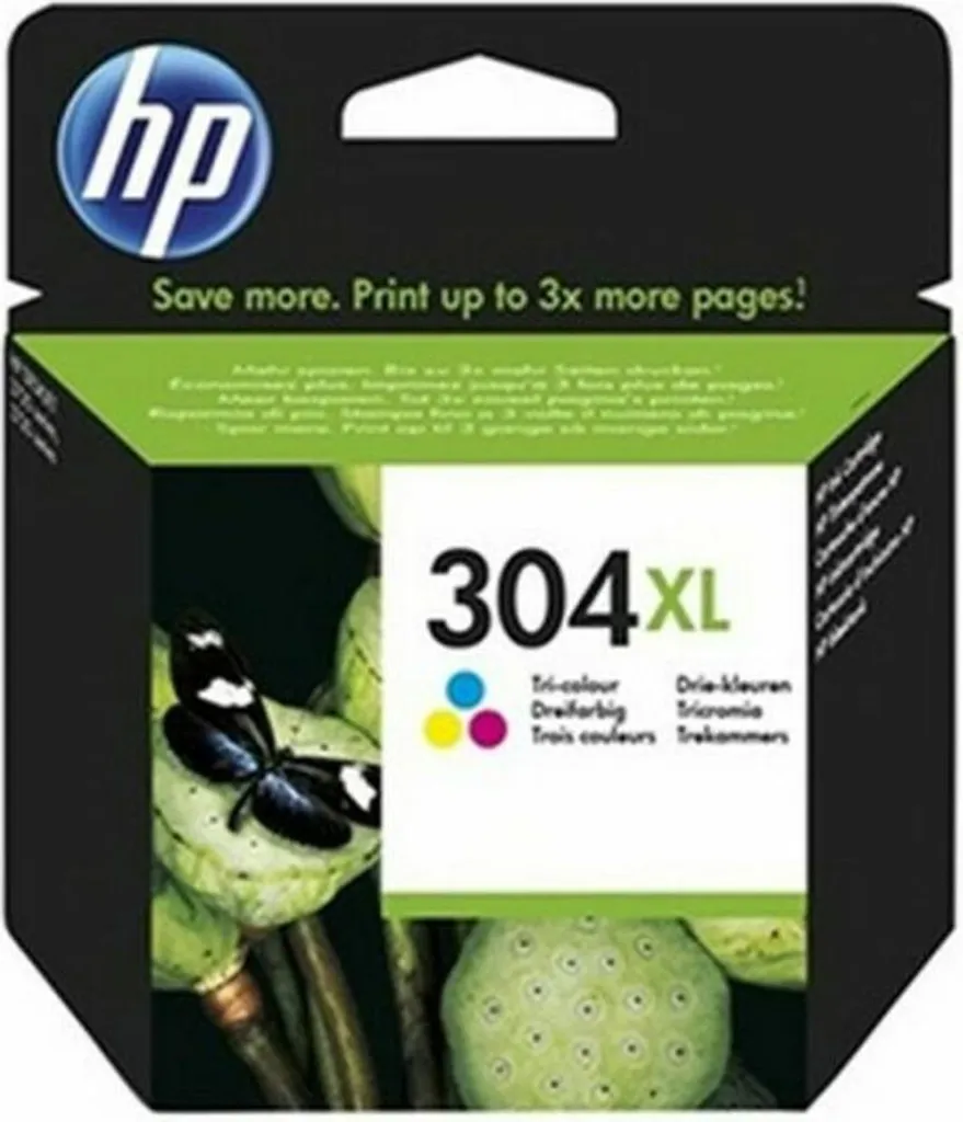 Cartouche HP 304 N9K07AE Haute Fidélité Cyan Magenta Jaune Authentique