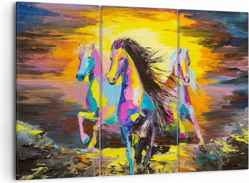 Bild auf Leinwand - Leinwandbild - Pferd Natur Tier - Produktbild 