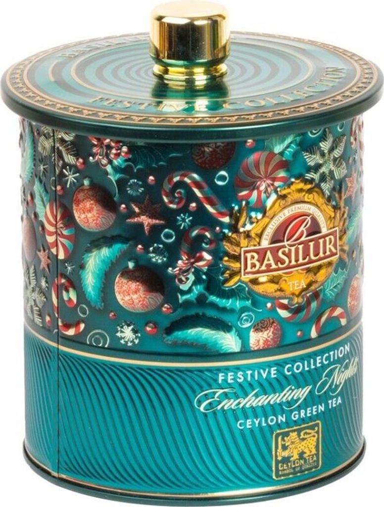 Basilur Ceylon Schwarzer Tee FESTIVE ENCHANTING NIGHTS Dose 75 g